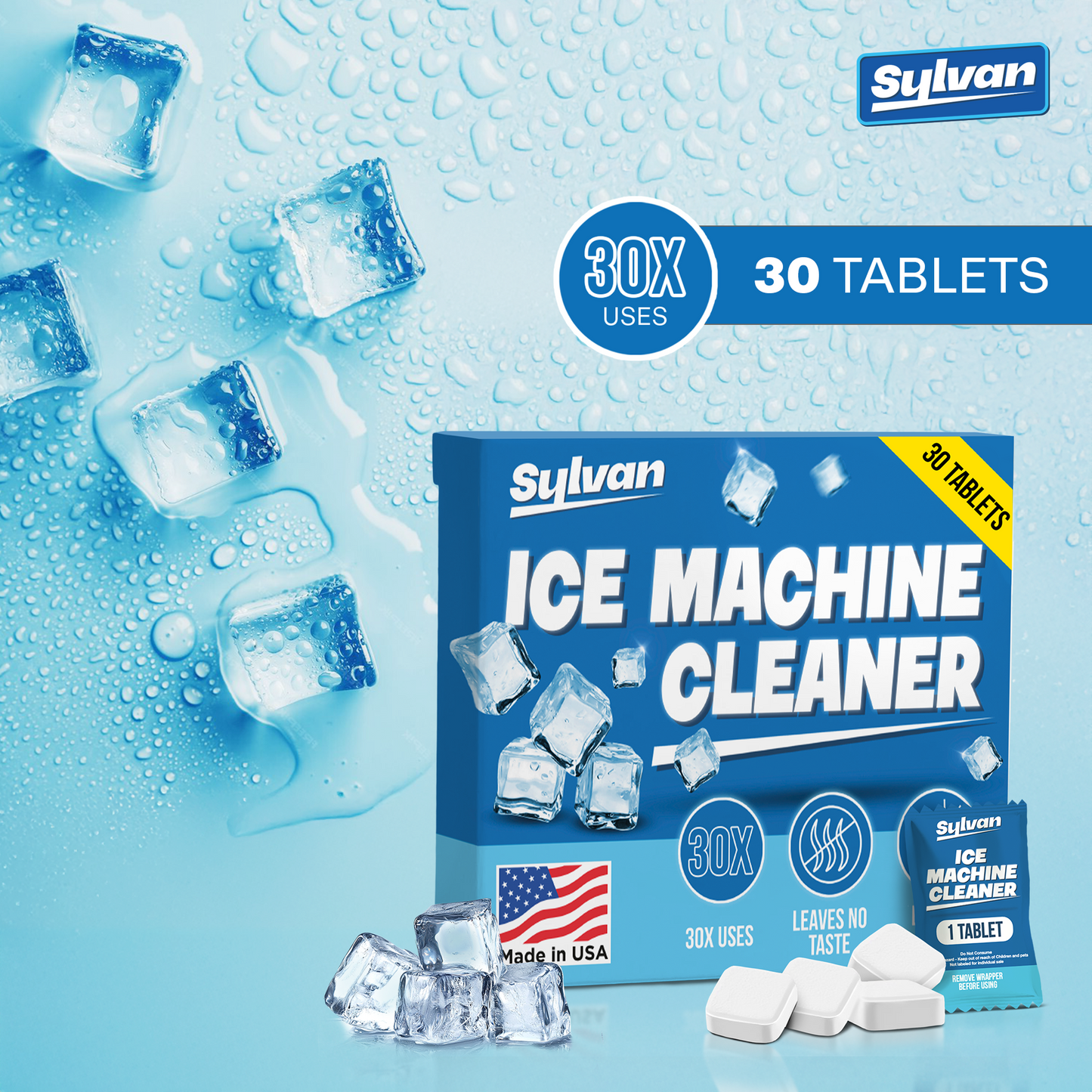Ice Machine Cleaner Tablets (30 Pieces)