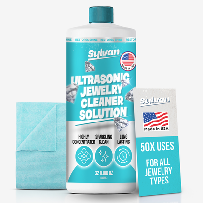 Ultrasonic Jewelry Cleaner (32 Oz.) + Free Cloth