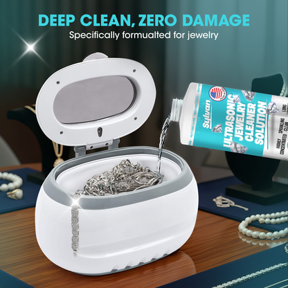 Ultrasonic Jewelry Cleaner (32 Oz.) + Free Cloth