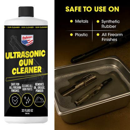 Ultrasonic Gun Cleaner Solution (32 Oz.) + Free Cleaning Cloth