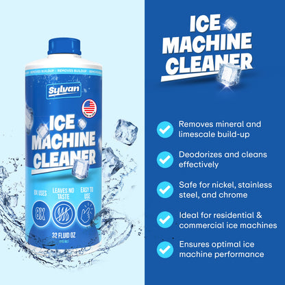 Ice Machine Cleaner (32 Oz.) + Free Brush